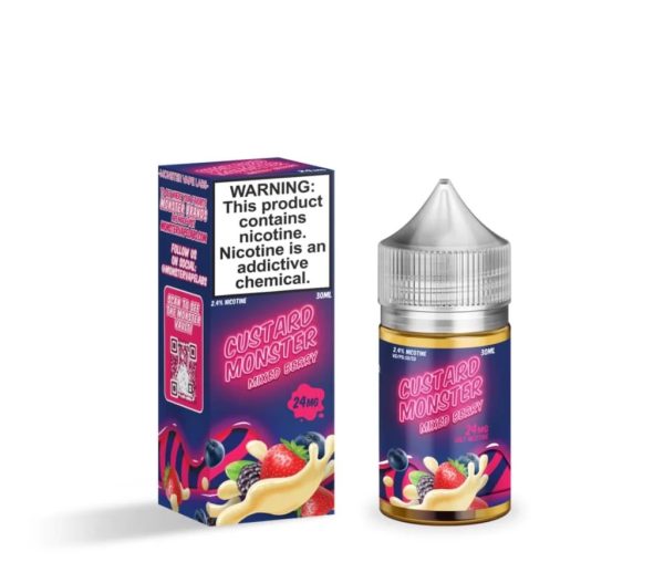 Custard Monster mixes Berry Salt