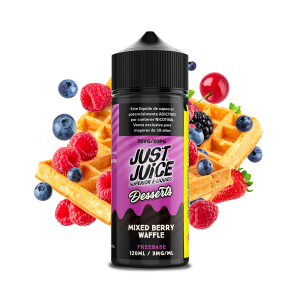 Just Juice – Mixed Berry Waffle 120ml 3mg