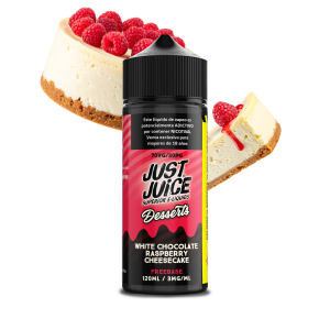 Just Juice – White Chocolate Raspberry Cheesecake 120ml 3mg