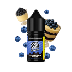 Just Juice - Blueberry Vanilla Custard Salt 30ml 35mg