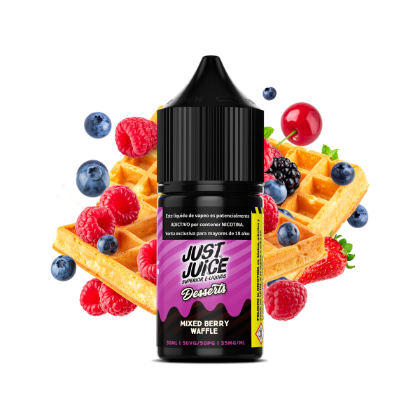 Just Juice - Mixed Berry Waffle Salt 30ml 35mg