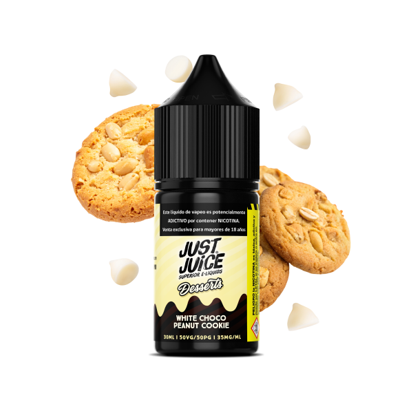 Just Juice - White Choco Peanut Cookie Salt 30ml 35mg