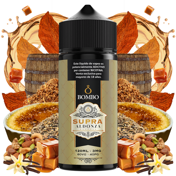 BOMBO - SUPRA ALDONZA RESERVE 120ML - 3MG
