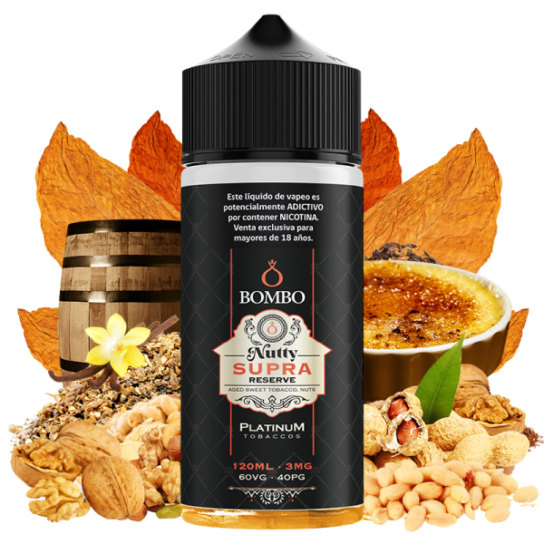Bombo Nutty Supra Reserve 120ml 3mg